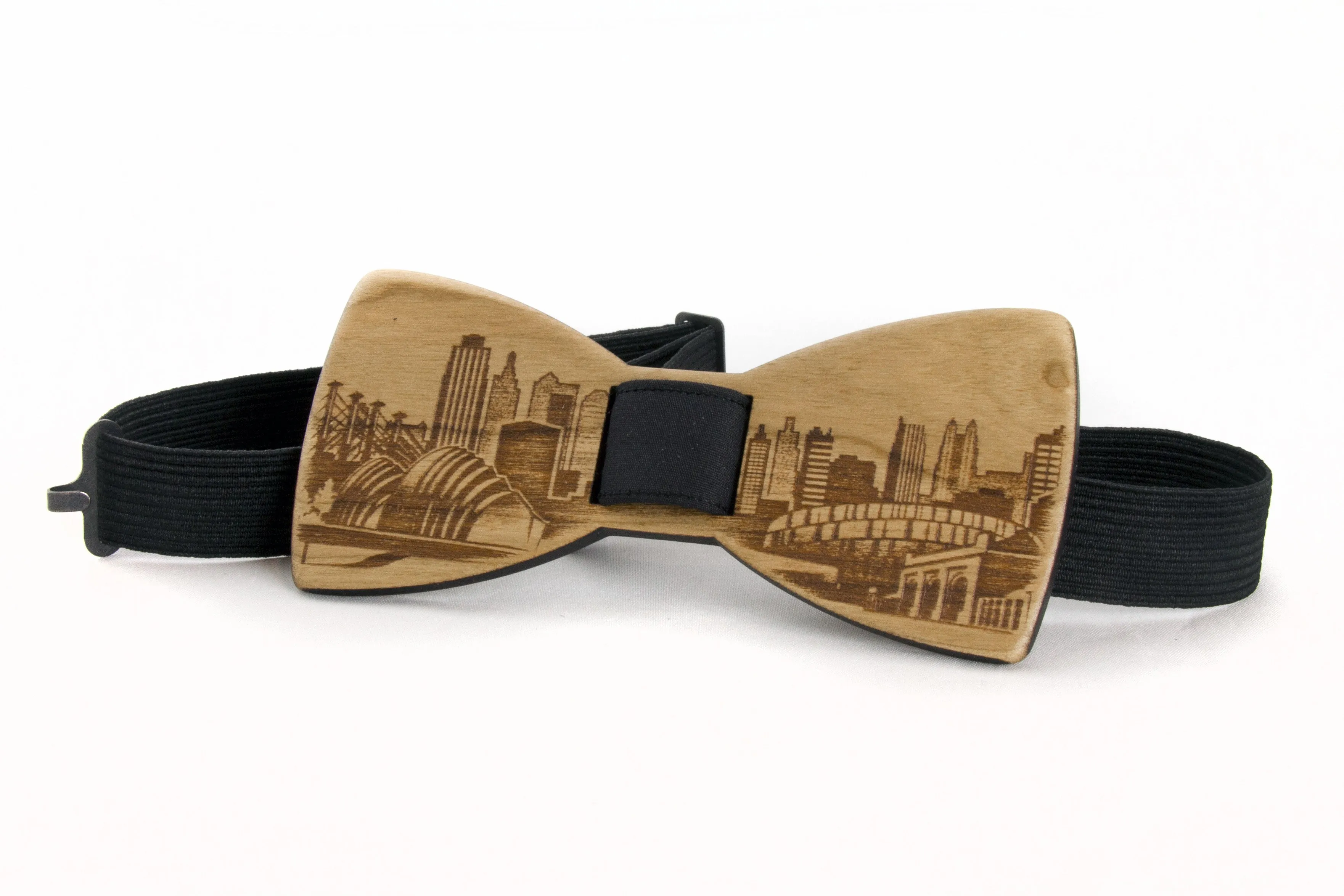 Kansas City Wooden Bow Tie
