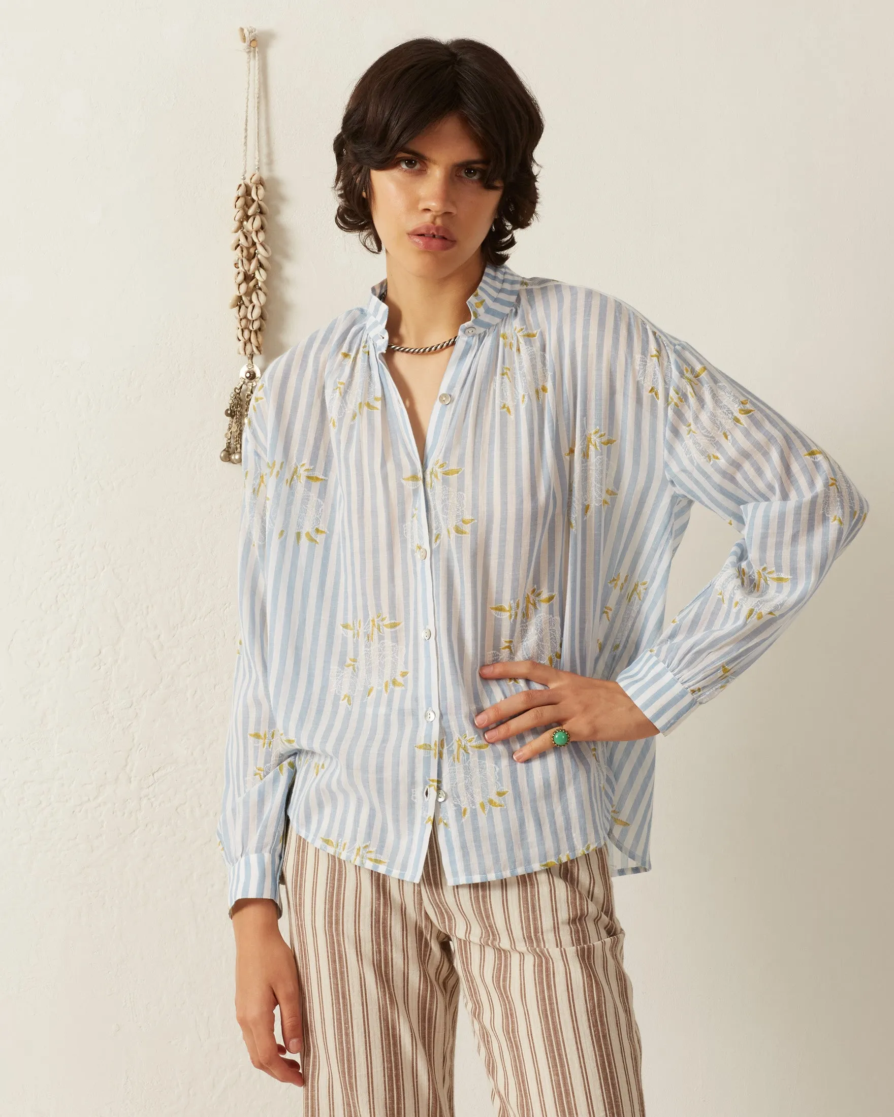 Kiki Magnolia Stripe Shirt