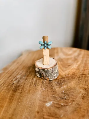 Kingman Butterfly Adjustable SS Ring
