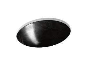 KOHLER K-14218-FP2 Sartorial Paisley Caxton 19-1/4" oval undermount bathroom sink
