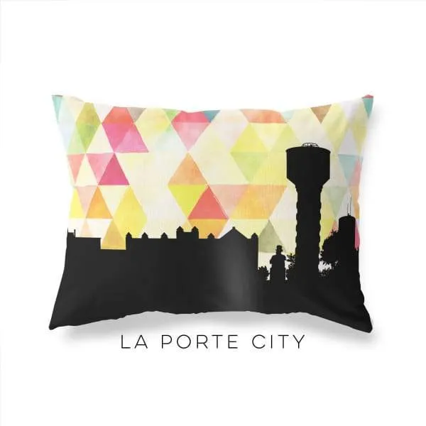La Porte City, Iowa geometric skyline