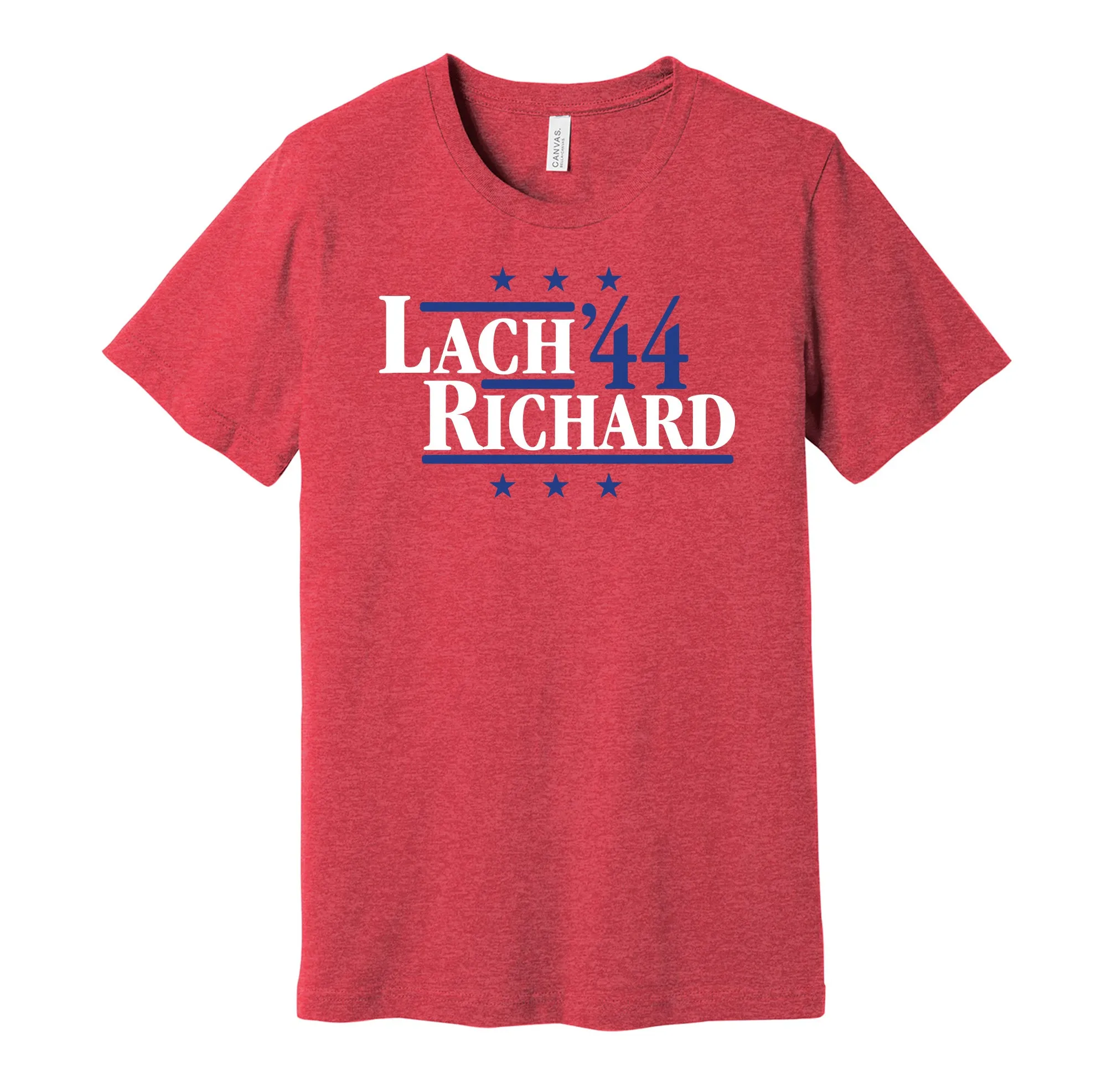 Lach & Richard '44 - Montreal Hockey Legends Political Campaign Parody T-Shirt - Hyper Than Hype Shirts