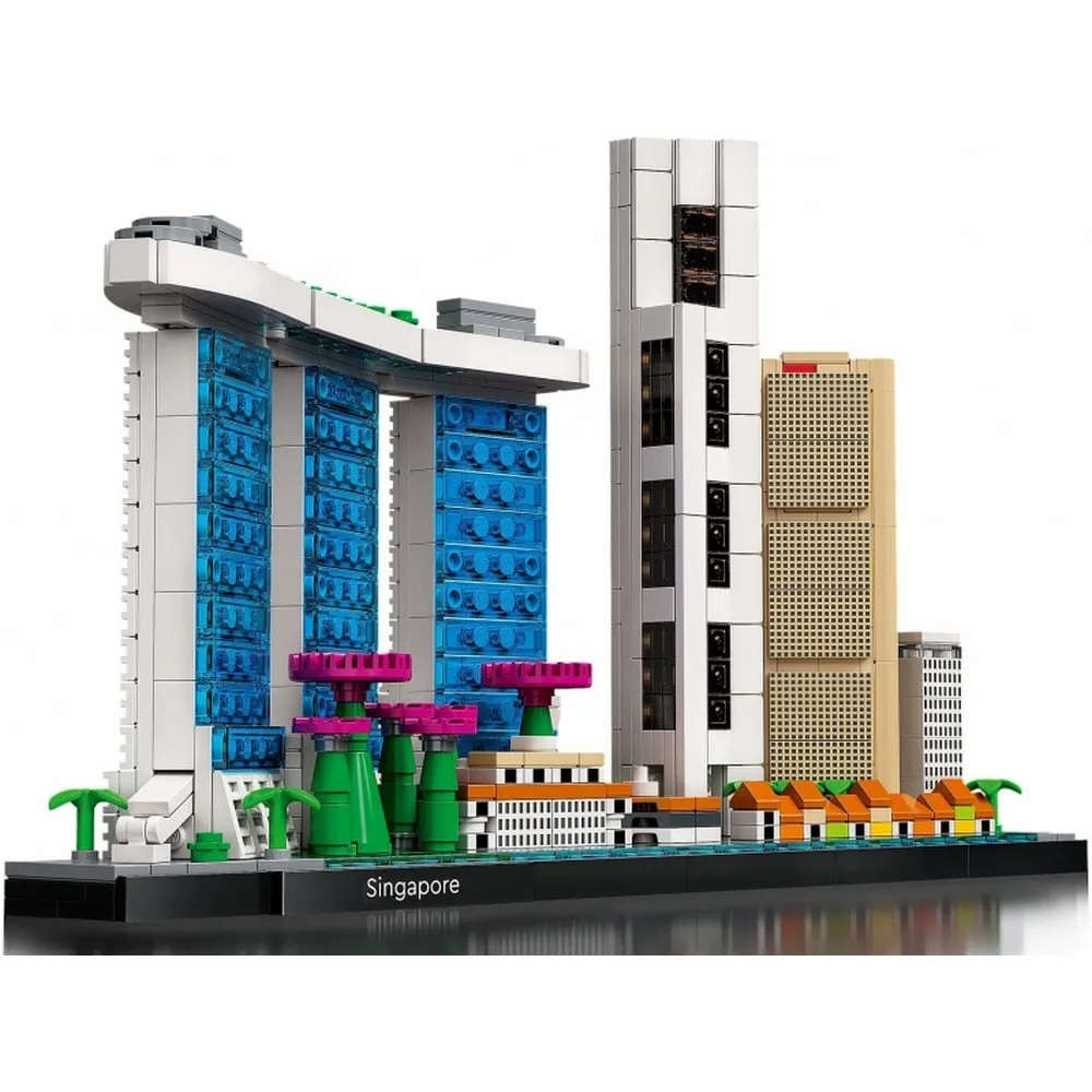 LEGO Architecture -  LEGO Singapore 21057, 827 piese