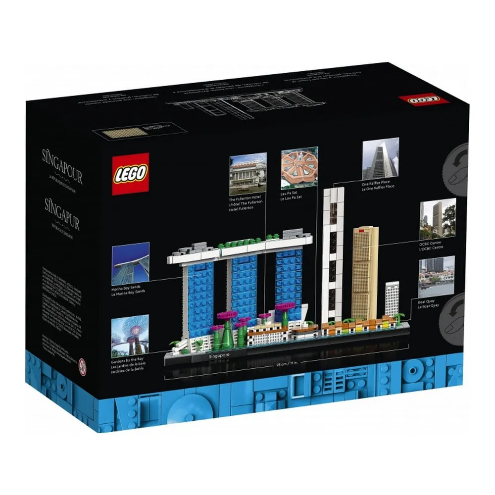 LEGO Architecture -  LEGO Singapore 21057, 827 piese