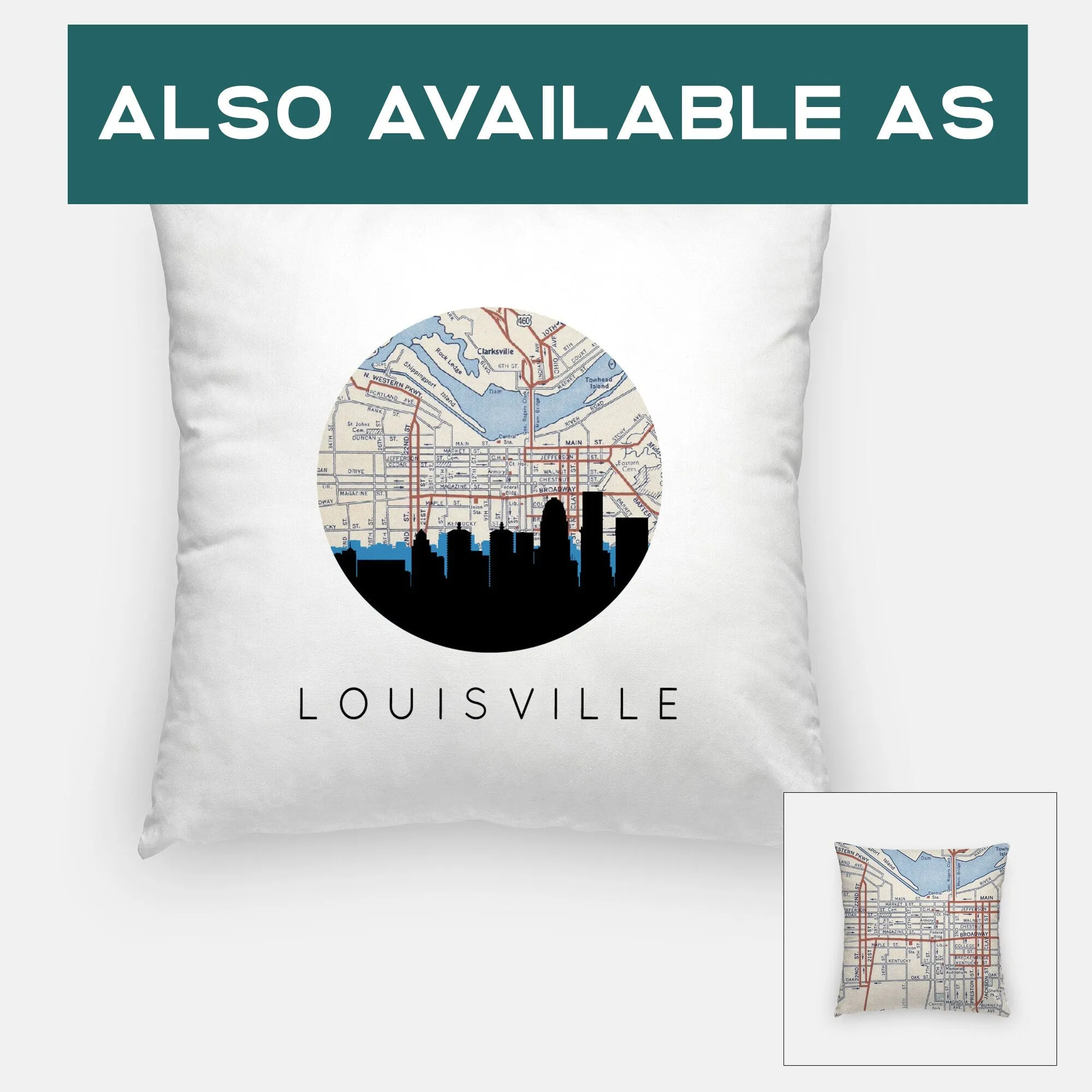 Louisville map, Louisville Kentucky decor, Louisville skyline wall art, city skyline, city map art, Lexington map print, Lexington KY gifts