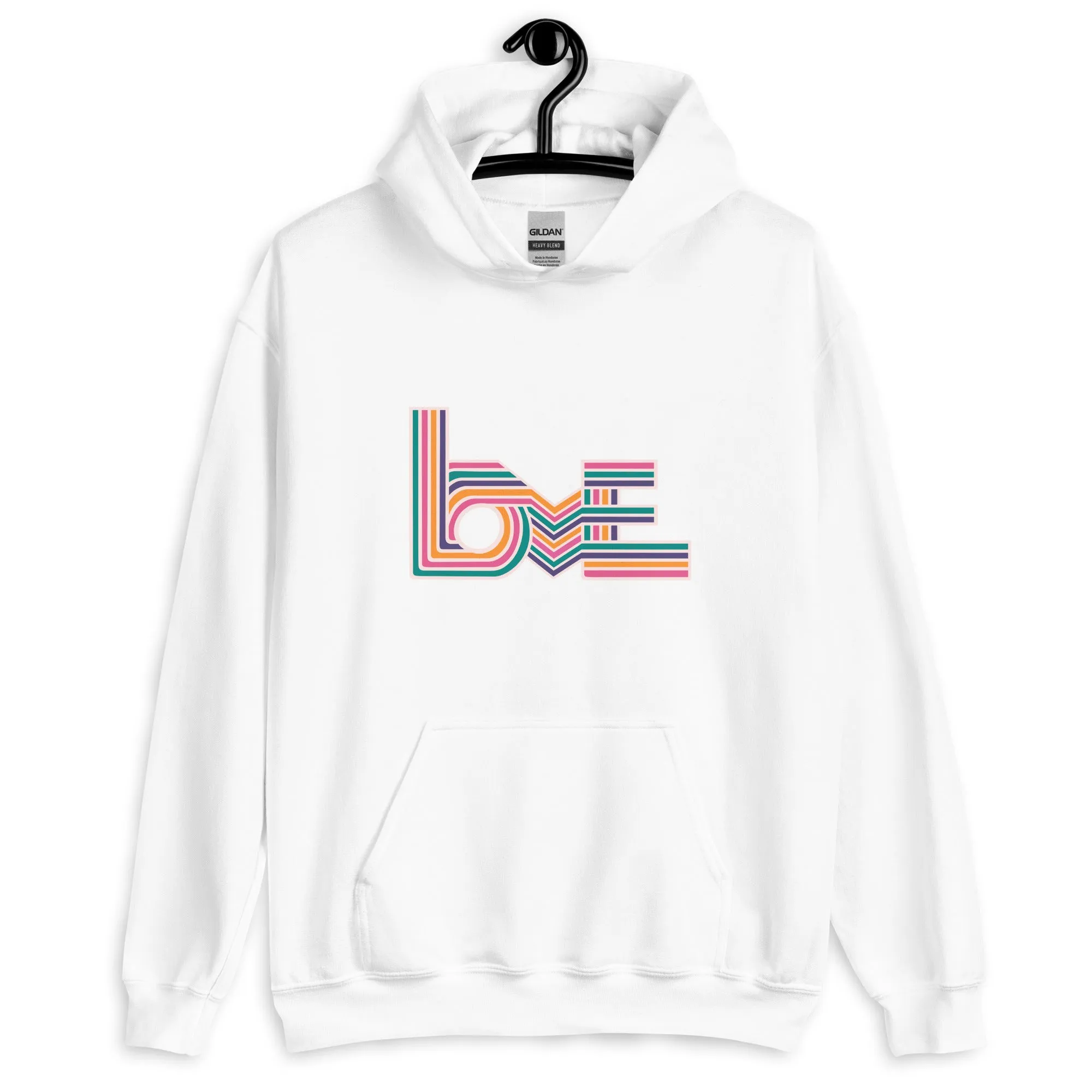 Love Stripes Bright - Unisex Hoodie