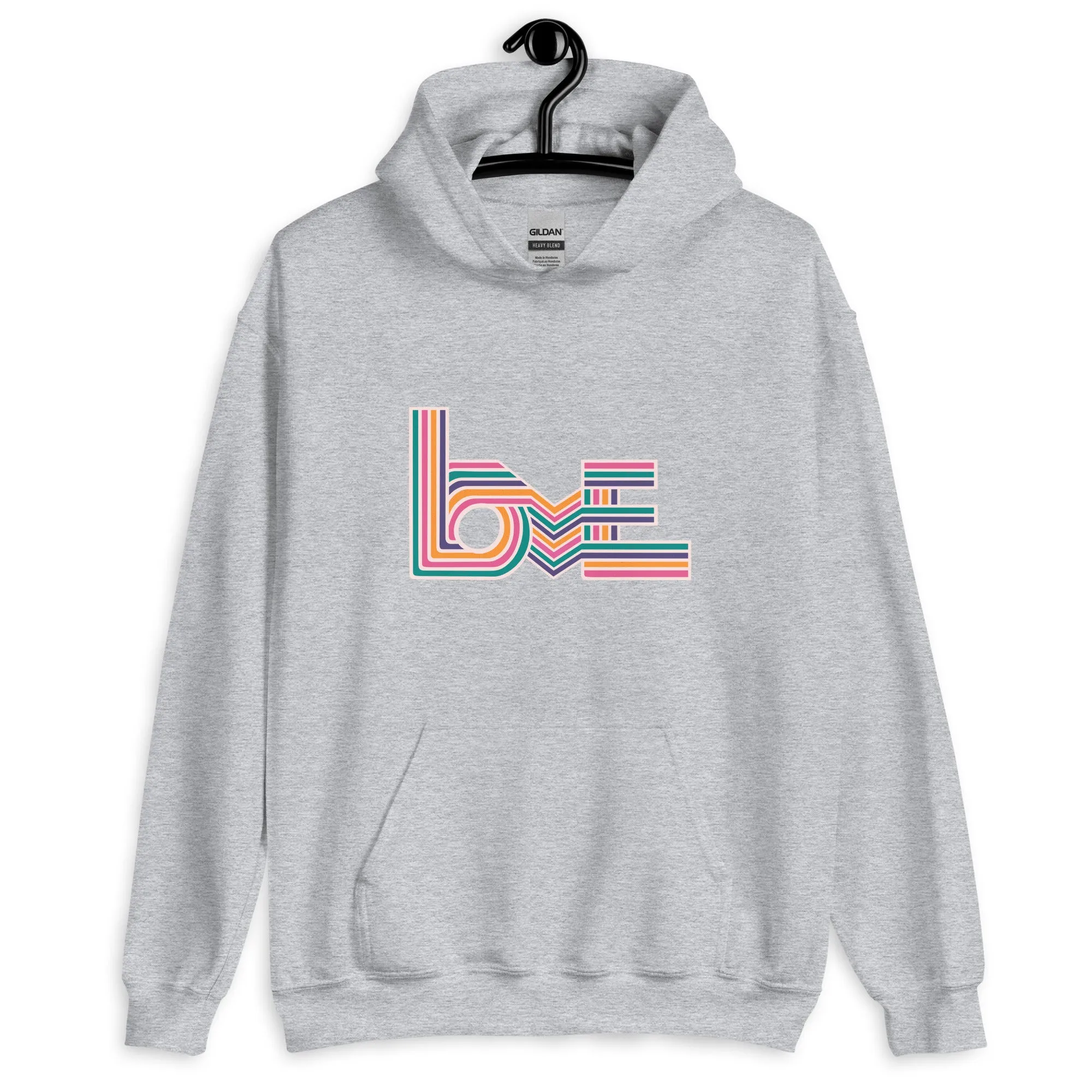 Love Stripes Bright - Unisex Hoodie