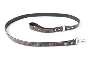 Luna Beam Dog Leash In Dark Brown