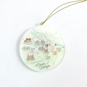 Macon, Georgia Acrylic Ornaments