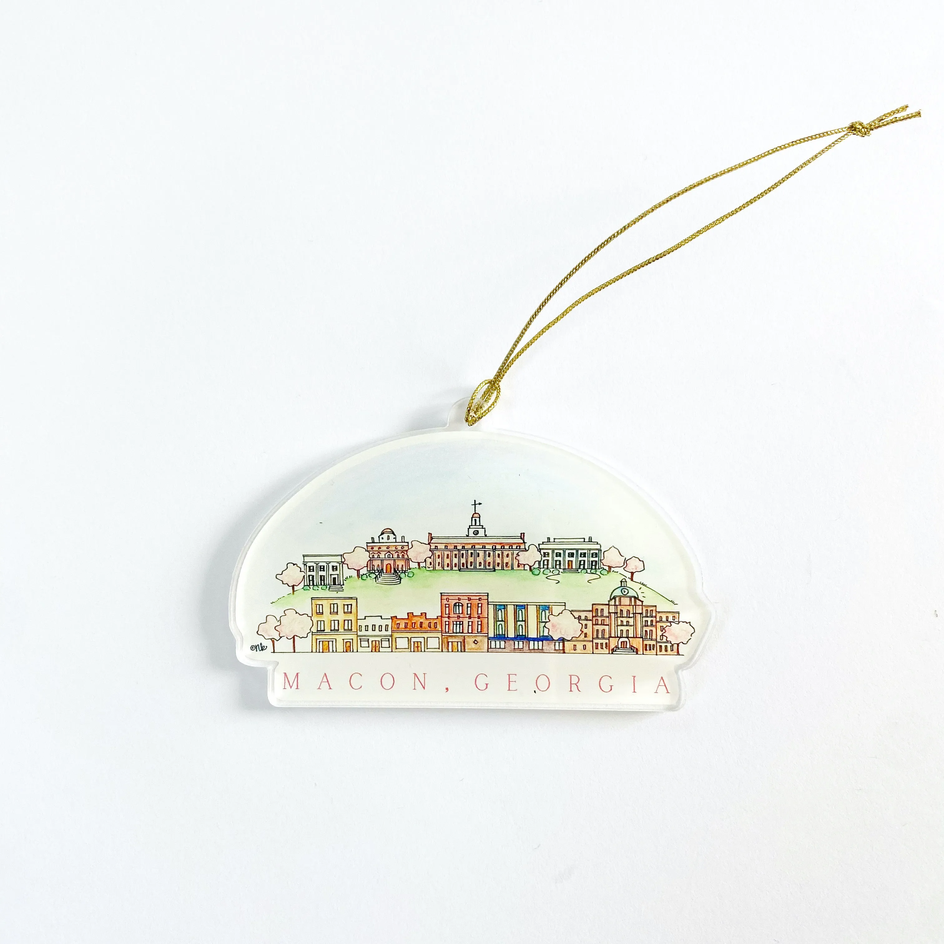 Macon, Georgia Acrylic Ornaments
