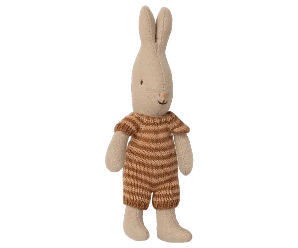 maileg micro rabbit in knitted romper