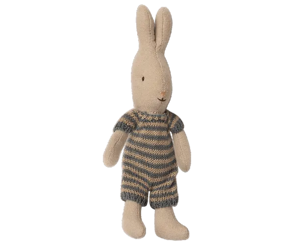 maileg micro rabbit in knitted romper