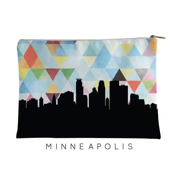 Minneapolis, Minnesota geometric skyline