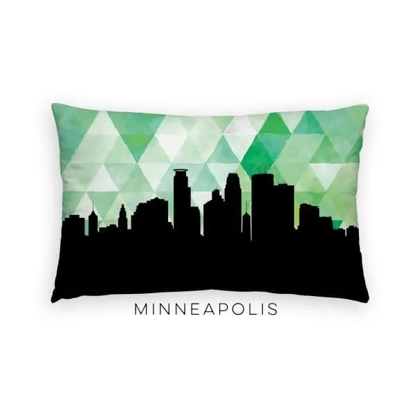 Minneapolis, Minnesota geometric skyline