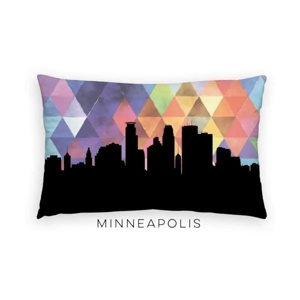 Minneapolis, Minnesota geometric skyline