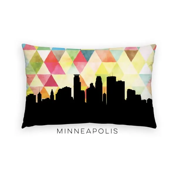 Minneapolis, Minnesota geometric skyline