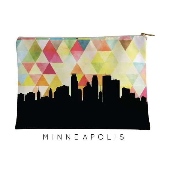 Minneapolis, Minnesota geometric skyline