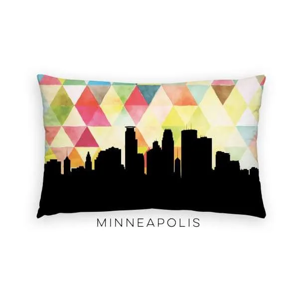 Minneapolis, Minnesota geometric skyline