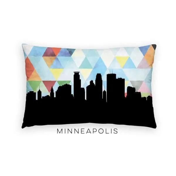 Minneapolis, Minnesota geometric skyline