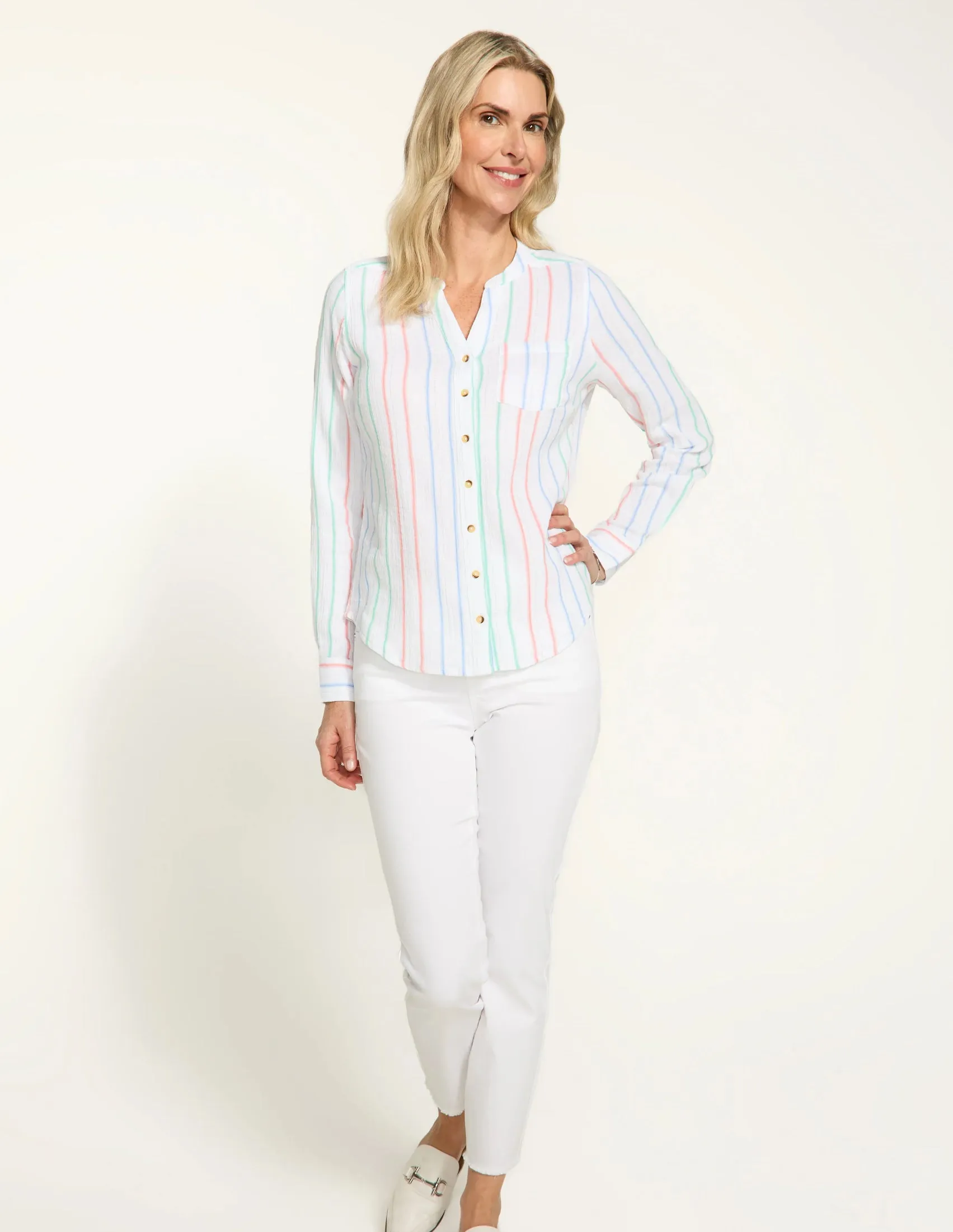 Monte Carlo Striped Shirt