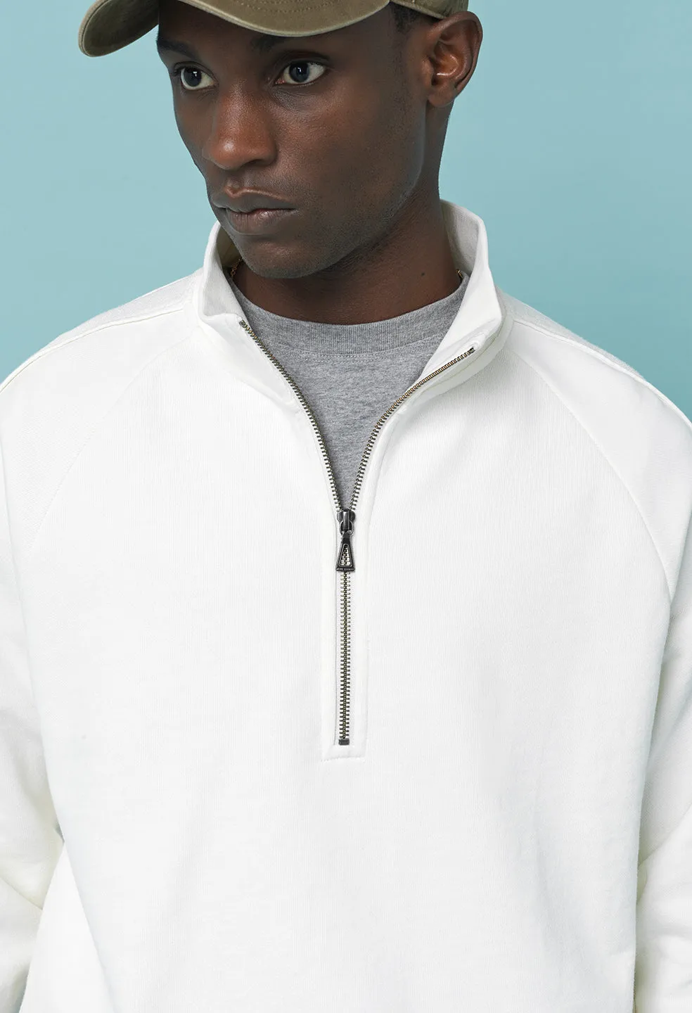 Munich Half Zip / Salt