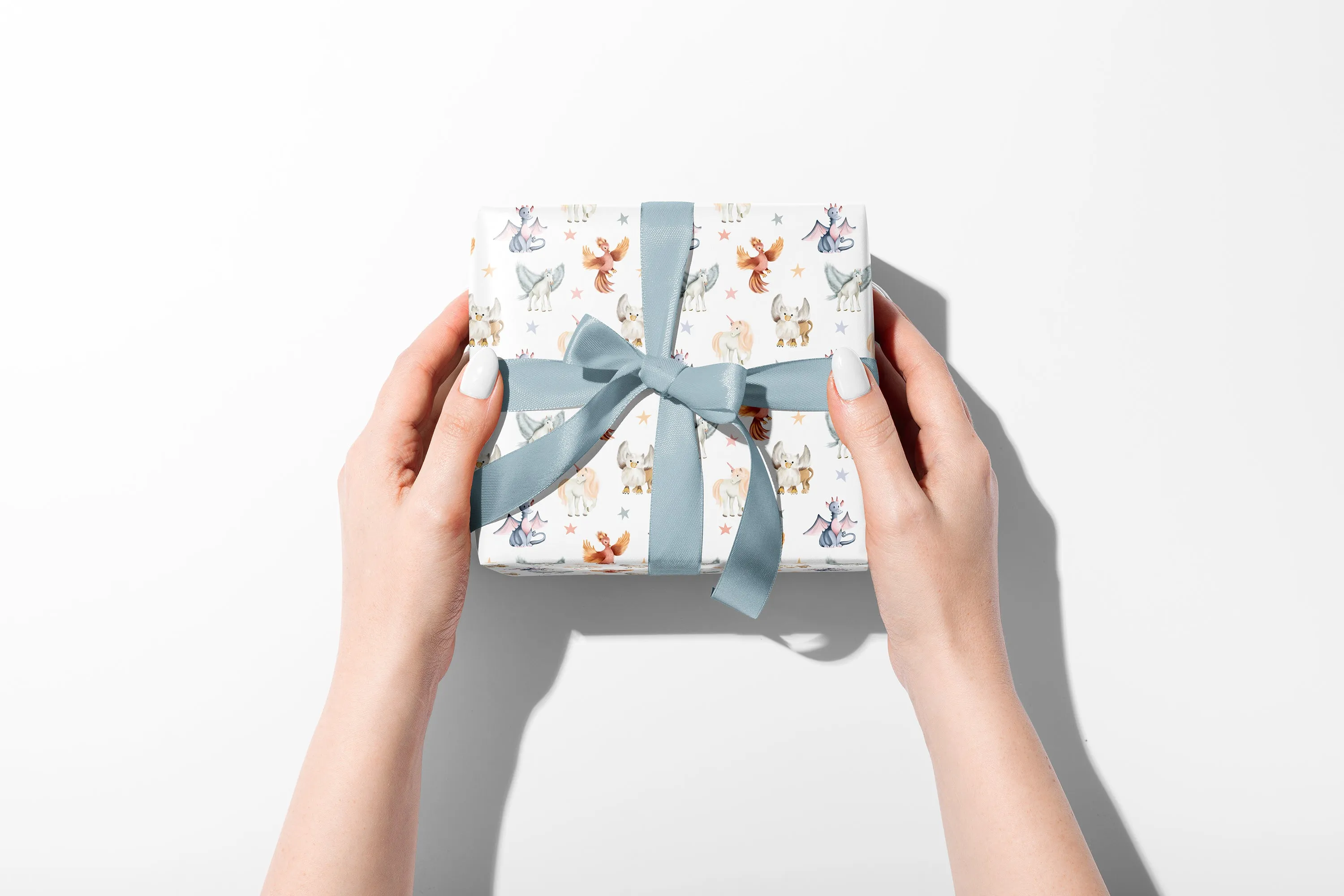 Mythical Creatures Wrapping Paper - 5 Sheets