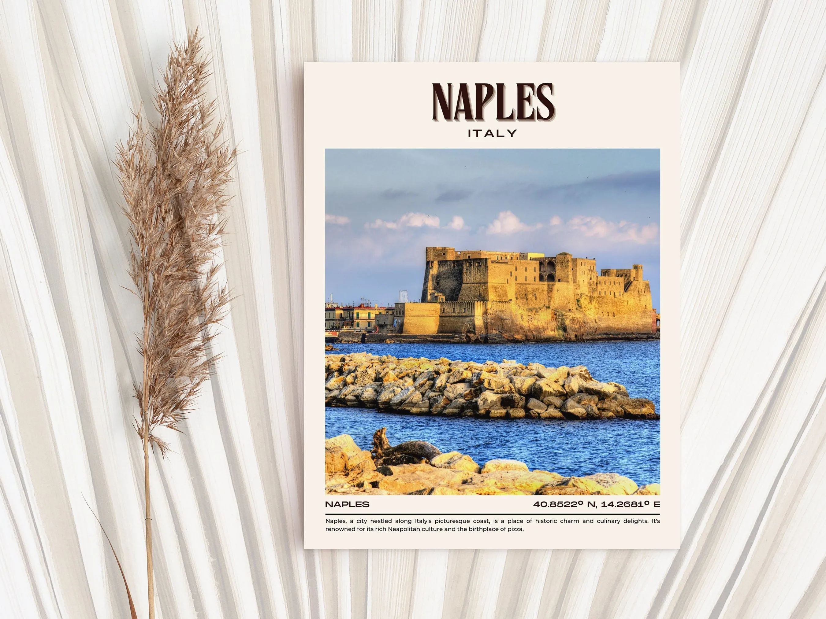 Naples Vintage Wall Art, Italy