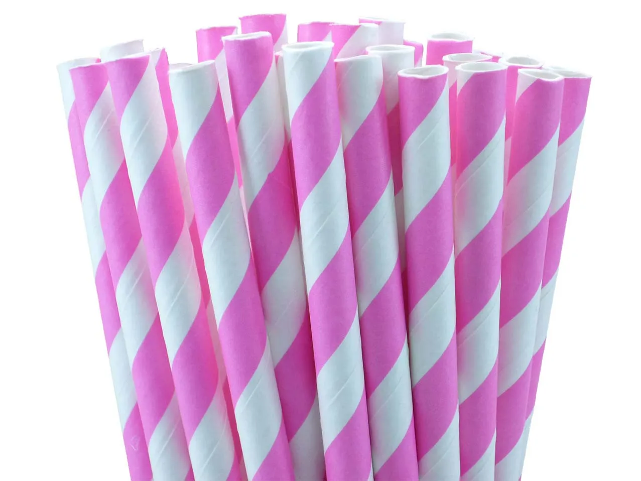 NAVY STRIPE PAPER STRAWS