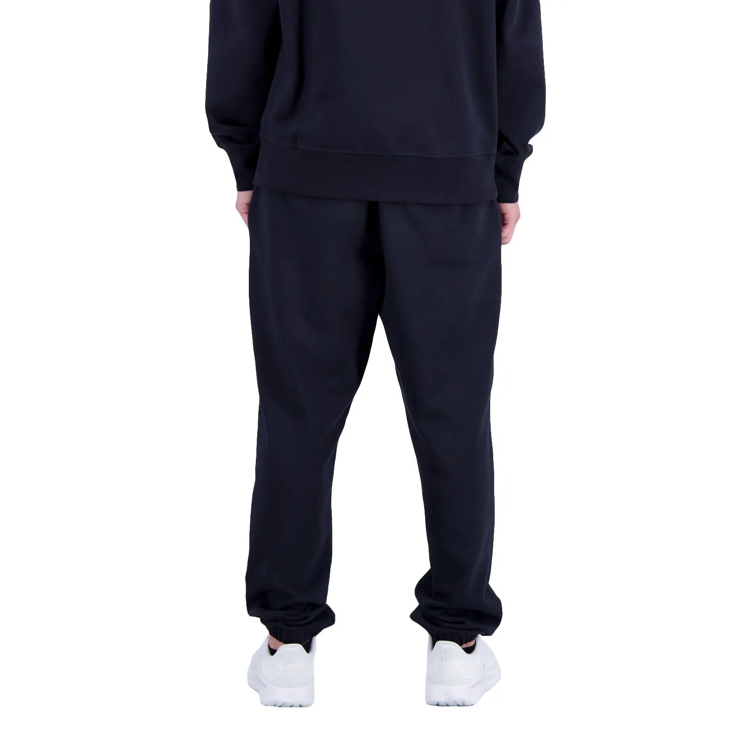 New Balance Men Essentials Stacked Logo French Terry Sweatpant Black MP31539-BLK