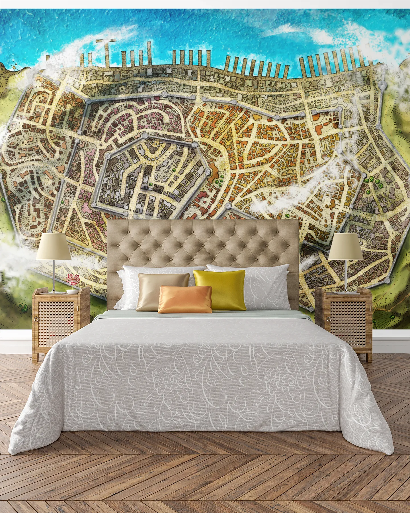 Newholt City Fantasy Map