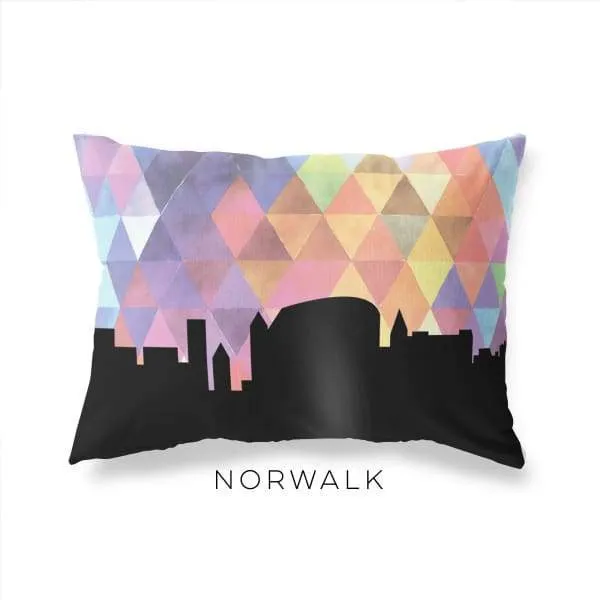 Norwalk, Connecticut geometric skyline