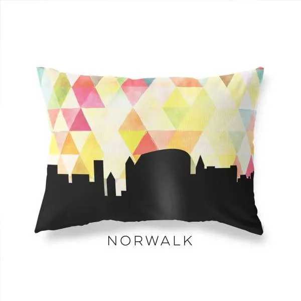 Norwalk, Connecticut geometric skyline
