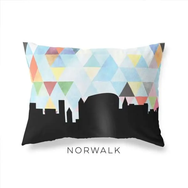 Norwalk, Connecticut geometric skyline