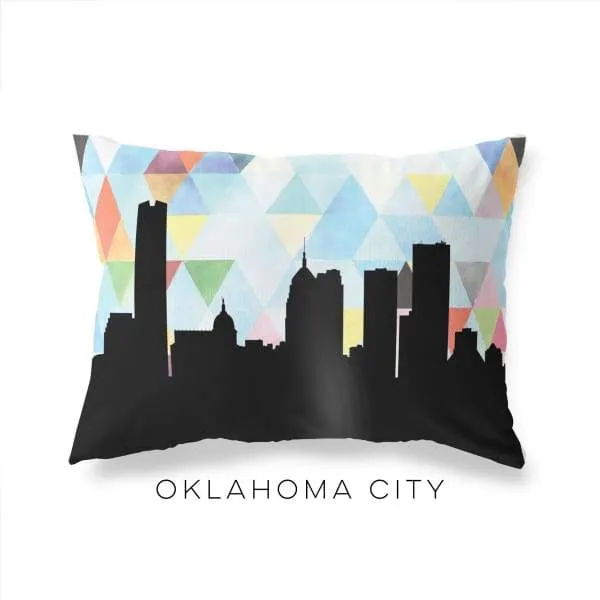 Oklahoma City, Oklahoma geometric skyline