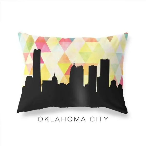 Oklahoma City, Oklahoma geometric skyline