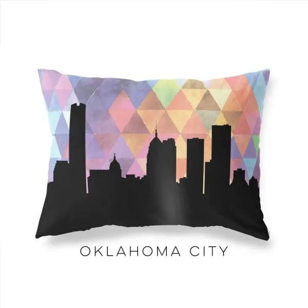 Oklahoma City, Oklahoma geometric skyline