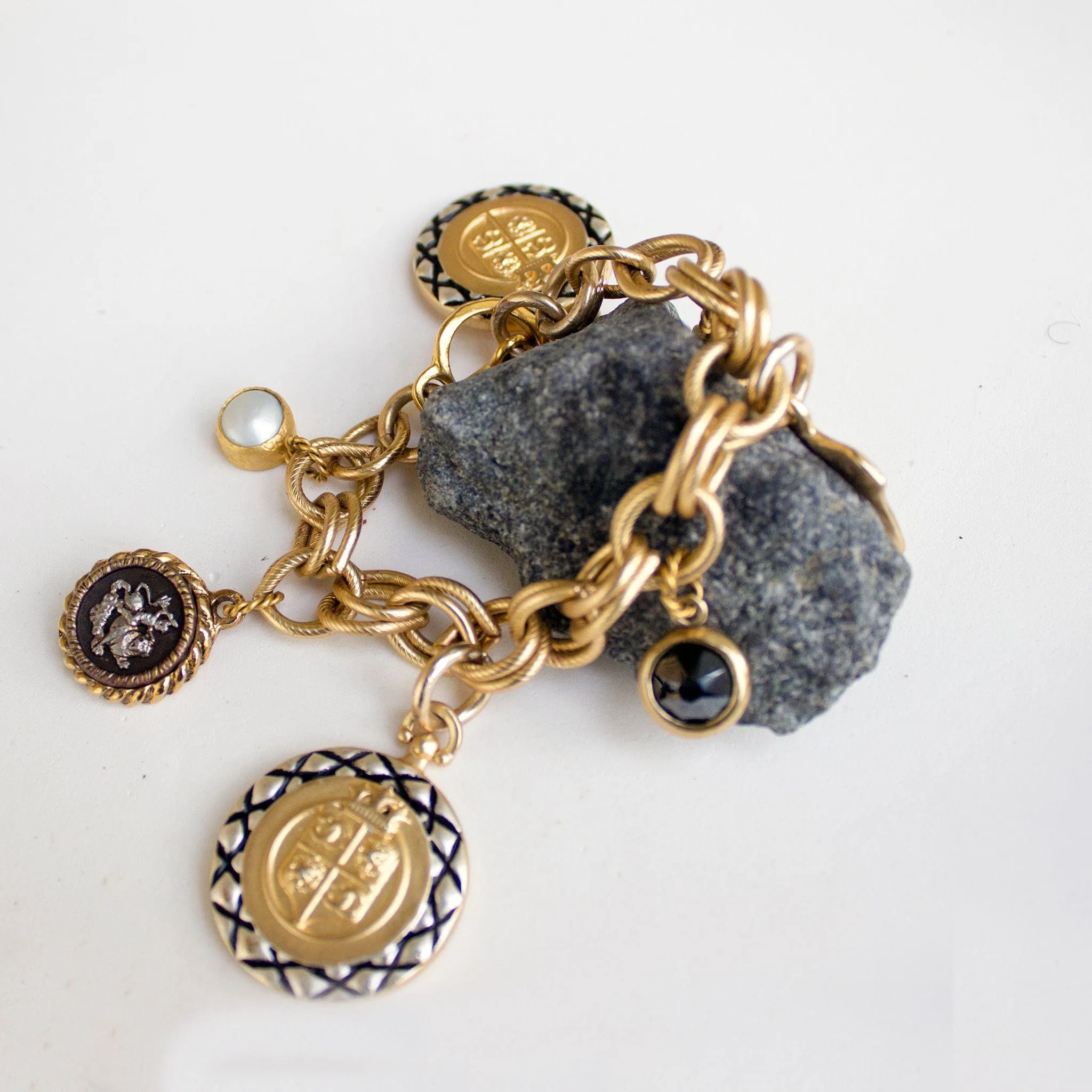 Or et Lune Charm Bracelet
