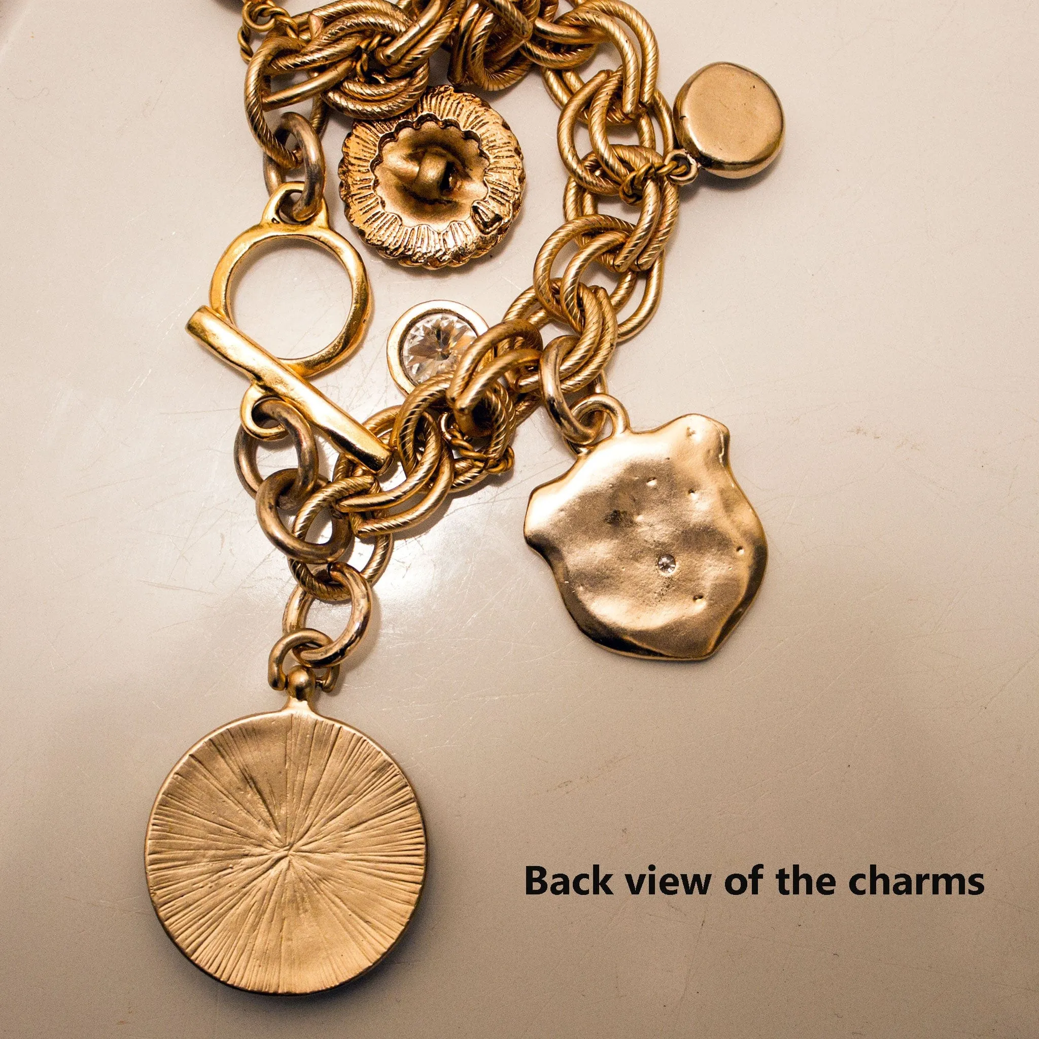 Or et Lune Charm Bracelet