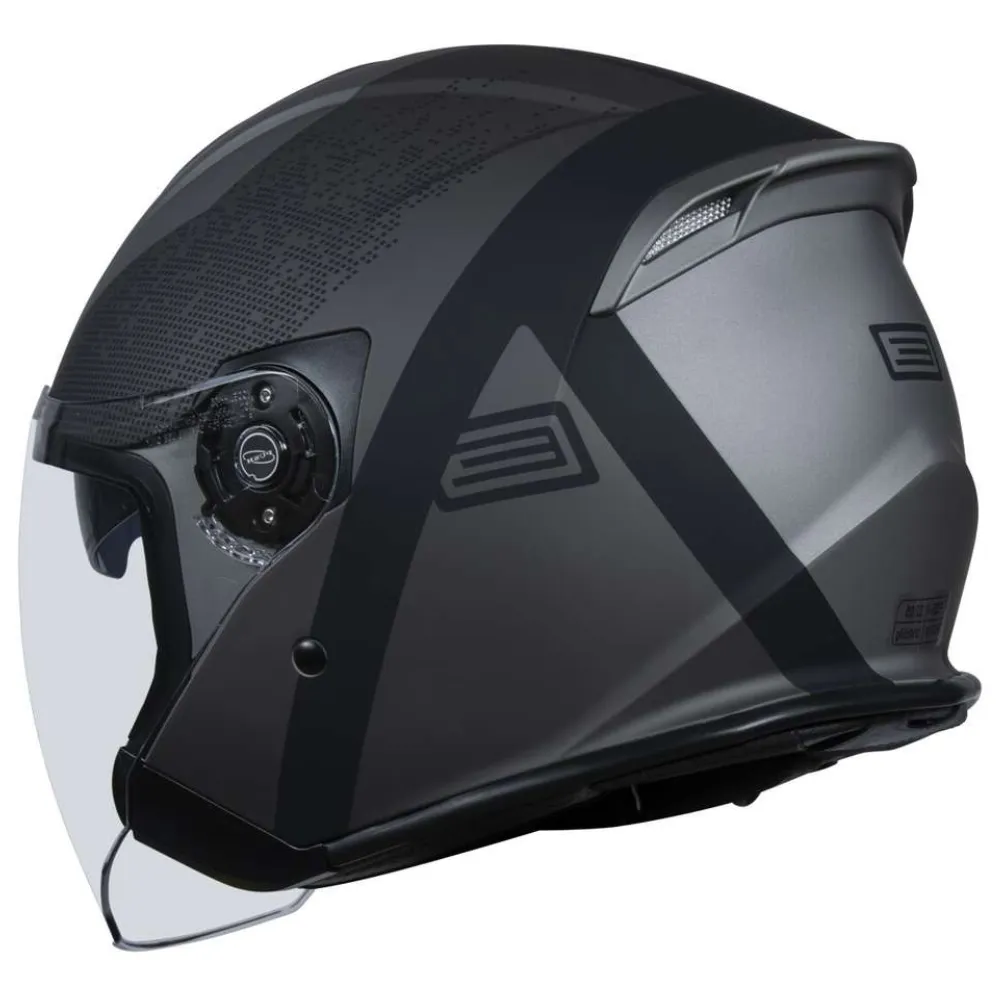 Origine Palio 2.0 Hyper Bluetooth Black/Titanium Jet Helmet