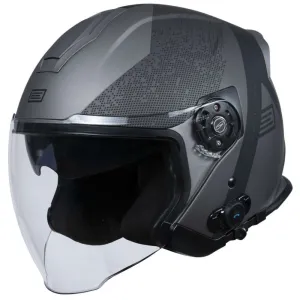 Origine Palio 2.0 Hyper Bluetooth Black/Titanium Jet Helmet