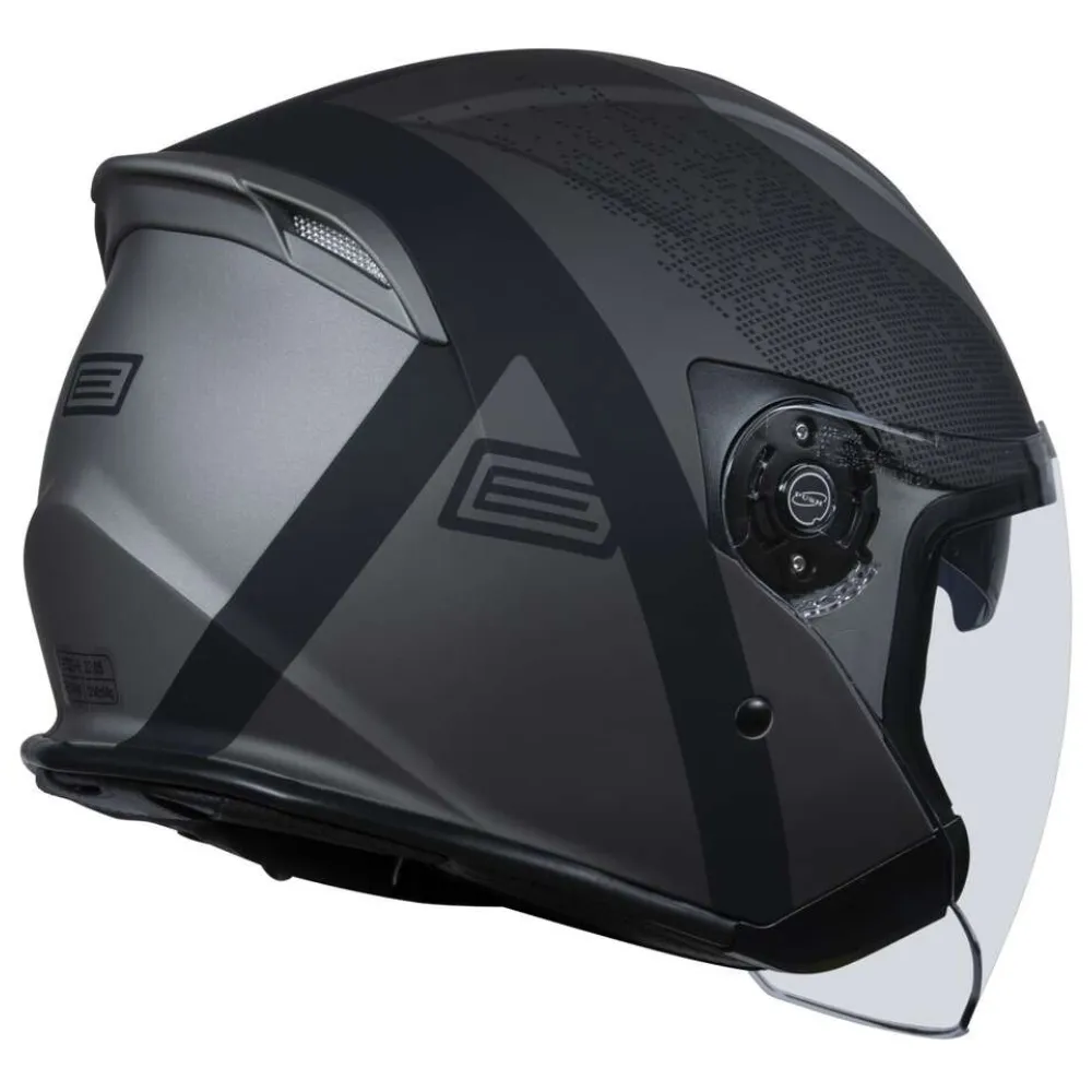 Origine Palio 2.0 Hyper Bluetooth Black/Titanium Jet Helmet
