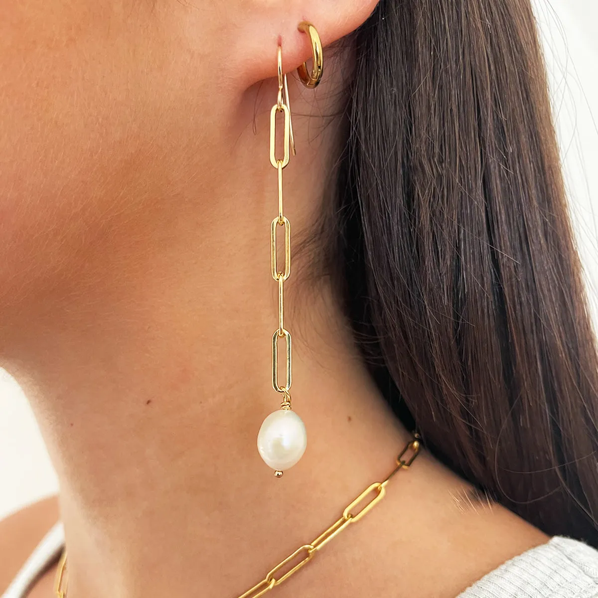Pearl Chain Drops