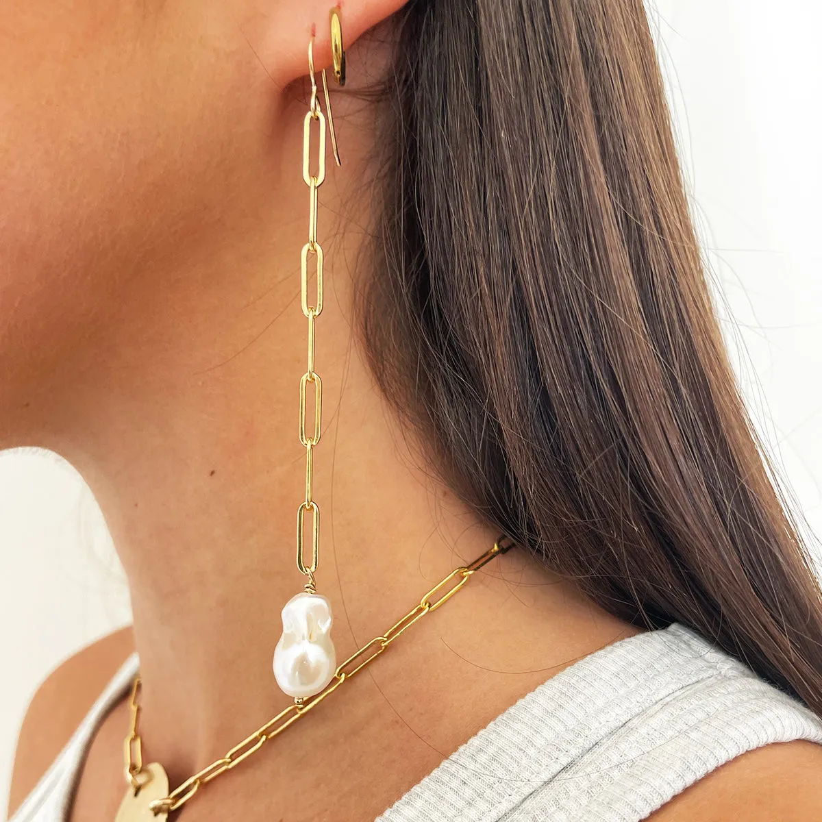 Pearl Chain Drops