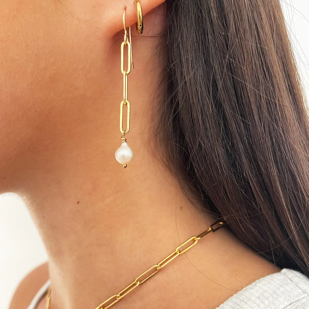 Pearl Chain Drops
