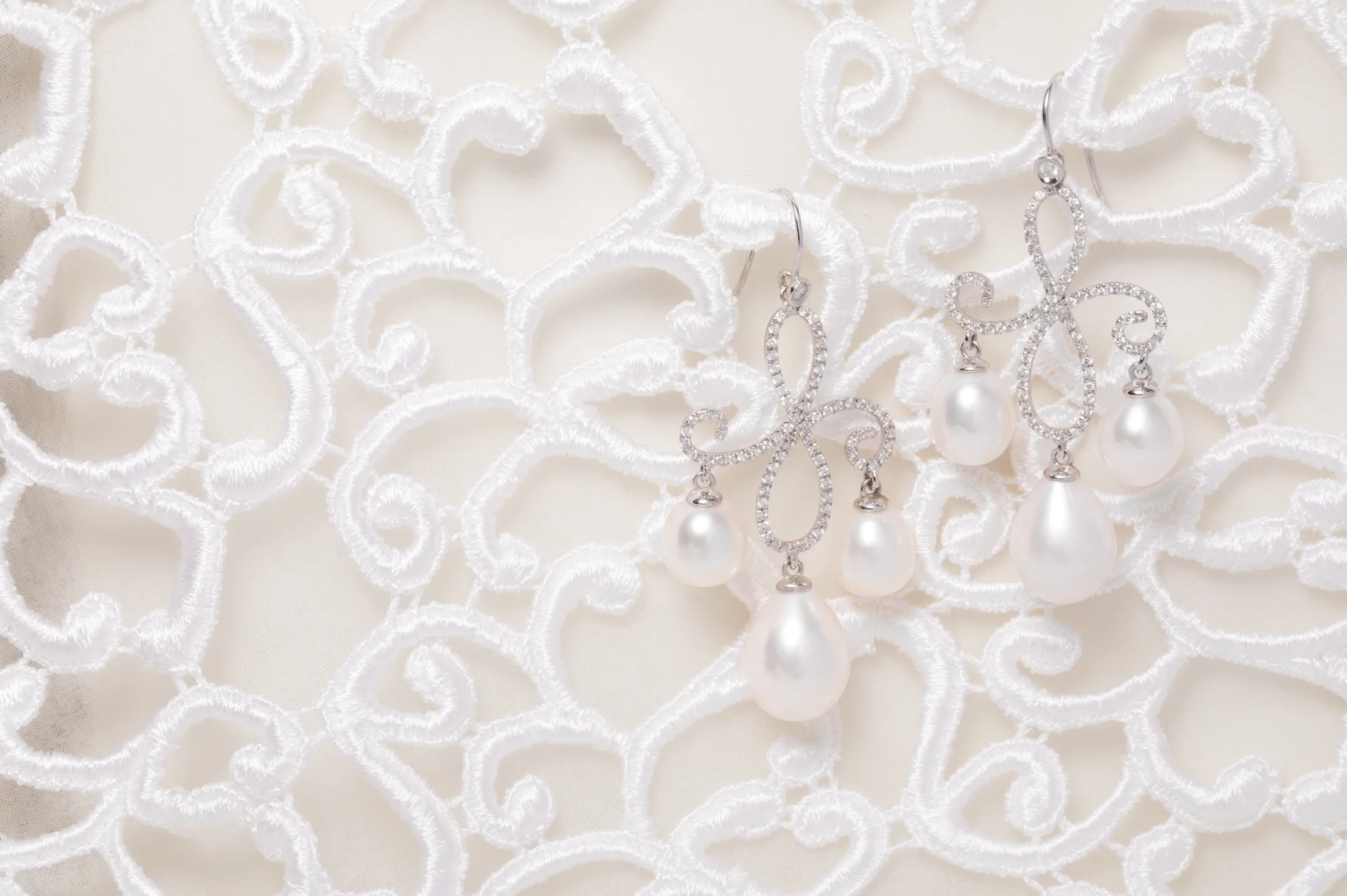 Pearl Chandelier Earrings