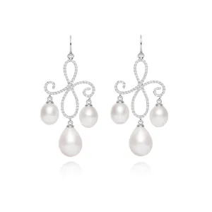 Pearl Chandelier Earrings