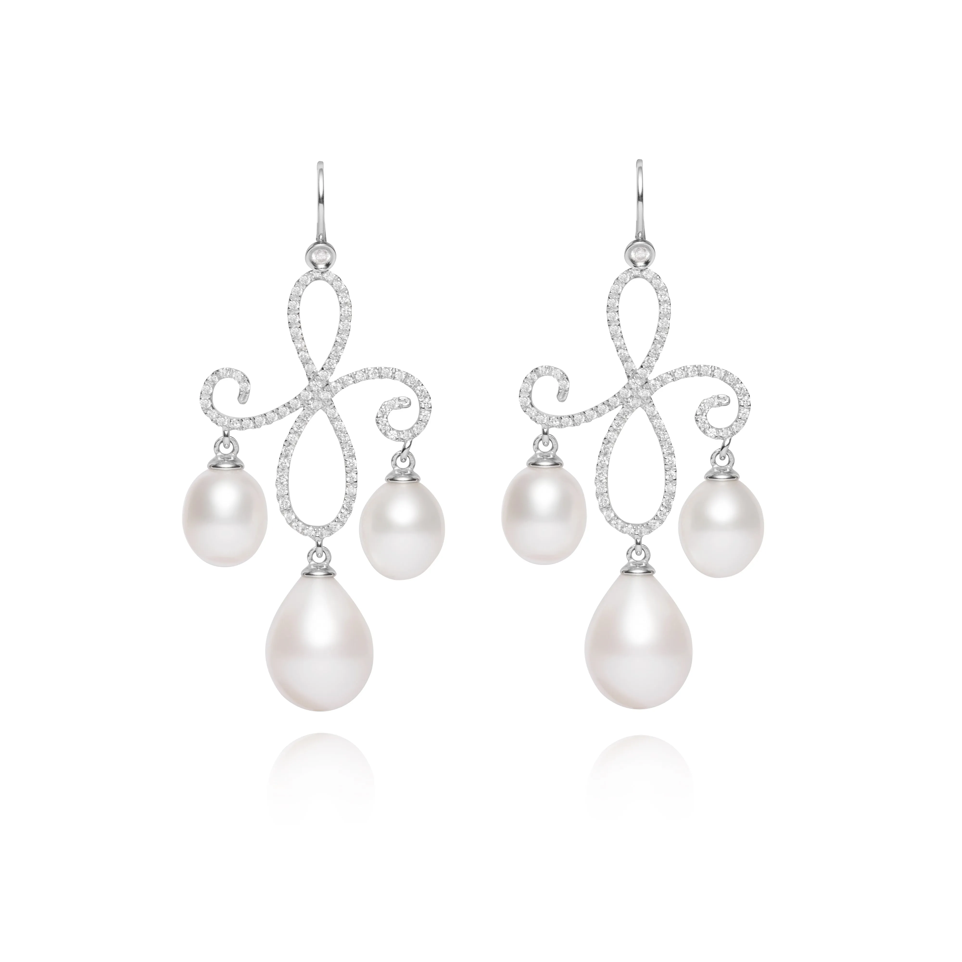 Pearl Chandelier Earrings