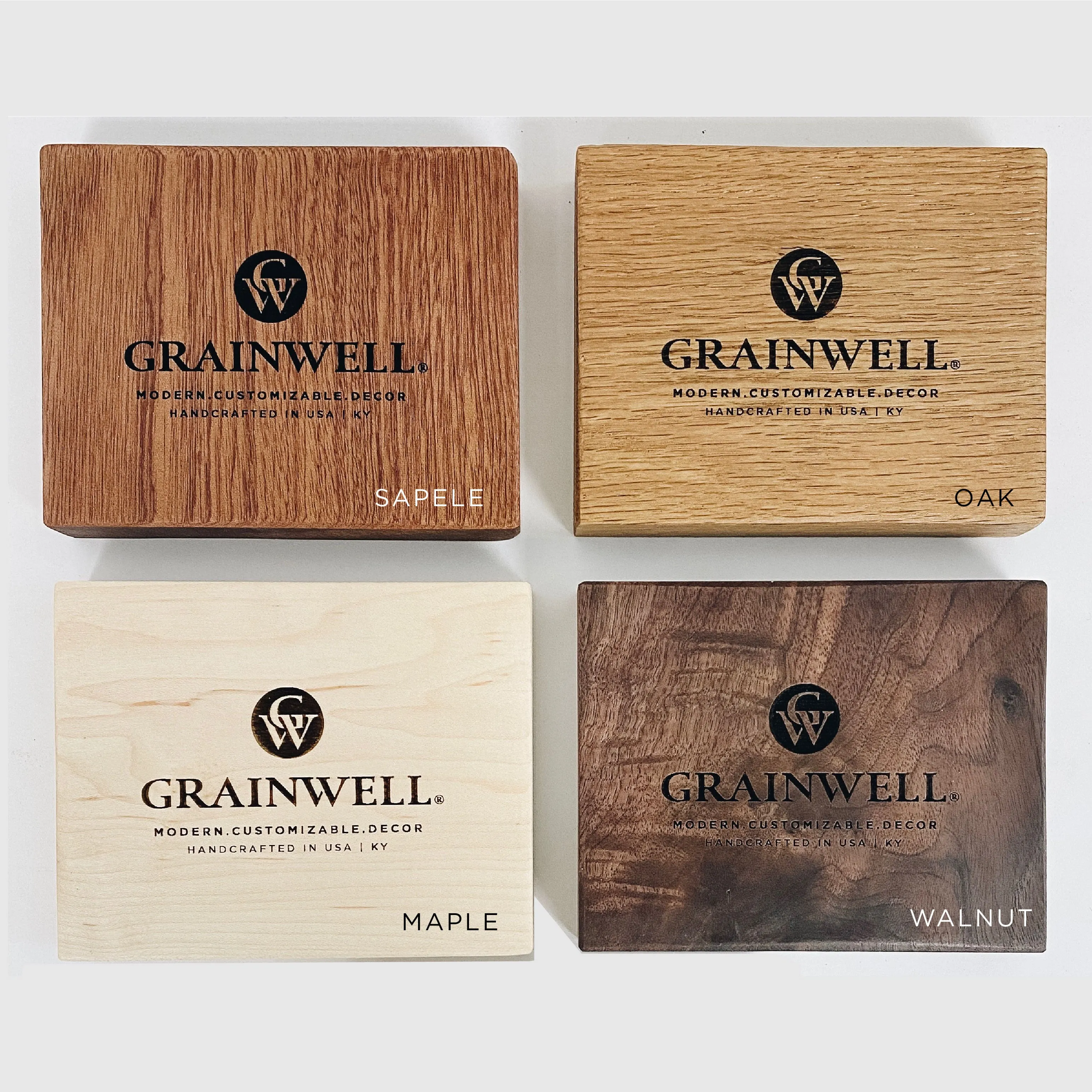 Personalized Hard Wood City Scape