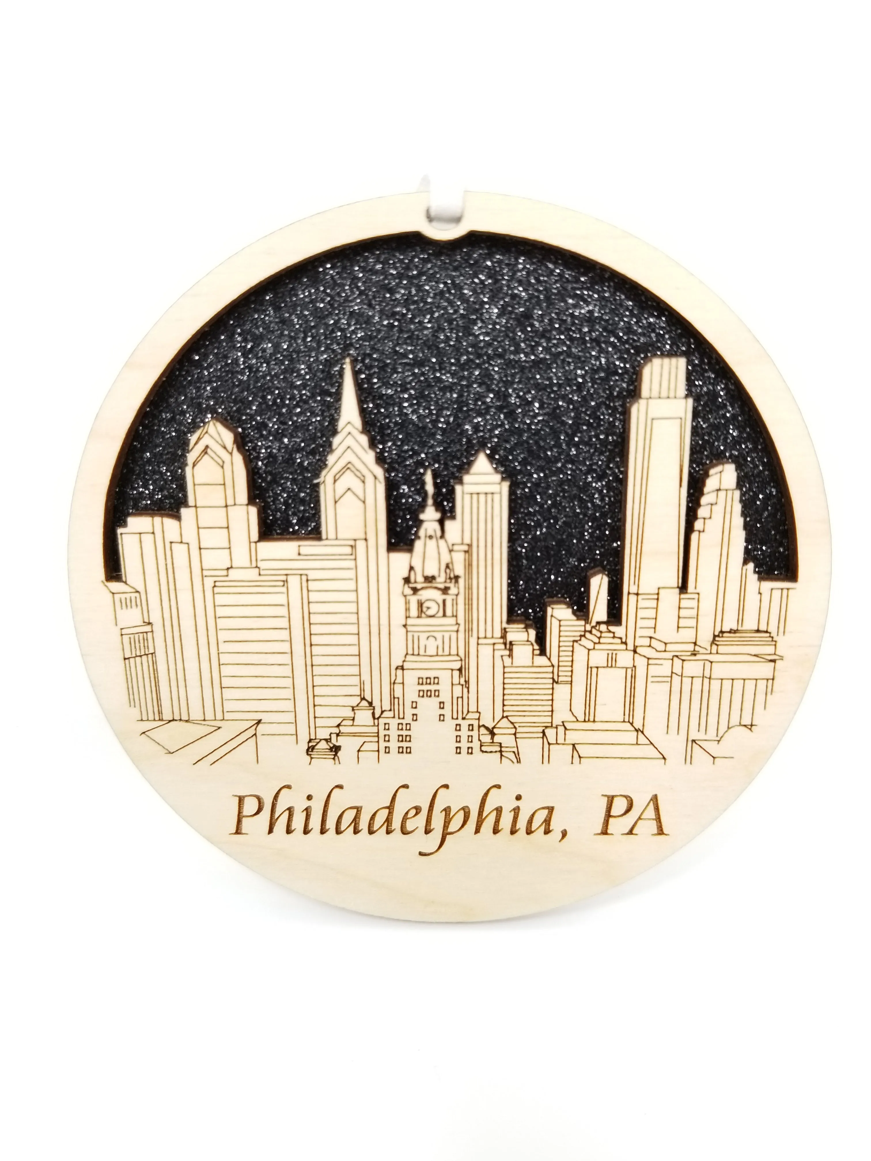 Philadelphia Skyline Ornament