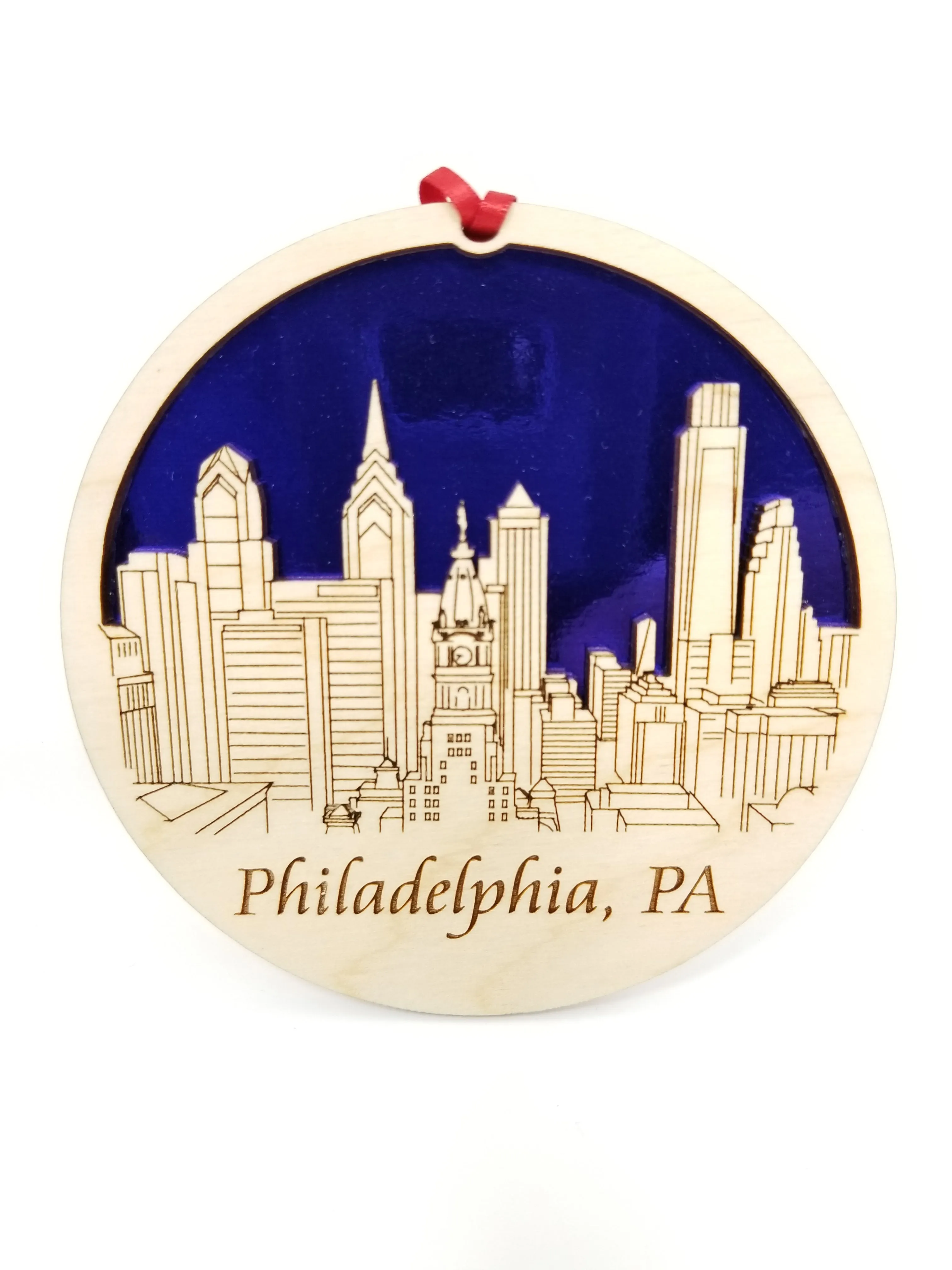 Philadelphia Skyline Ornament
